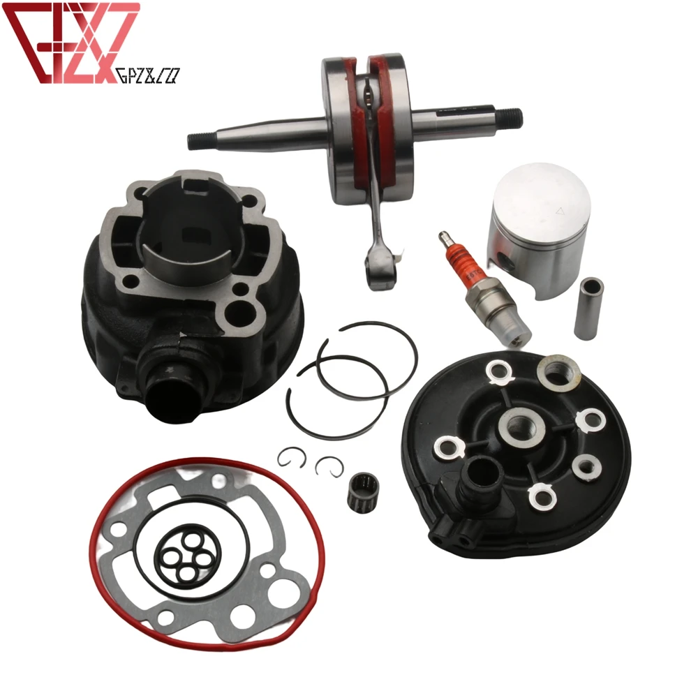 

90cc 49mm Big Bore Cylinder Kit & Racing Crankshaft For Motorhispania RX Super 50 Furia Max Enduro SM RYZ 50cc AM6 2T Engine