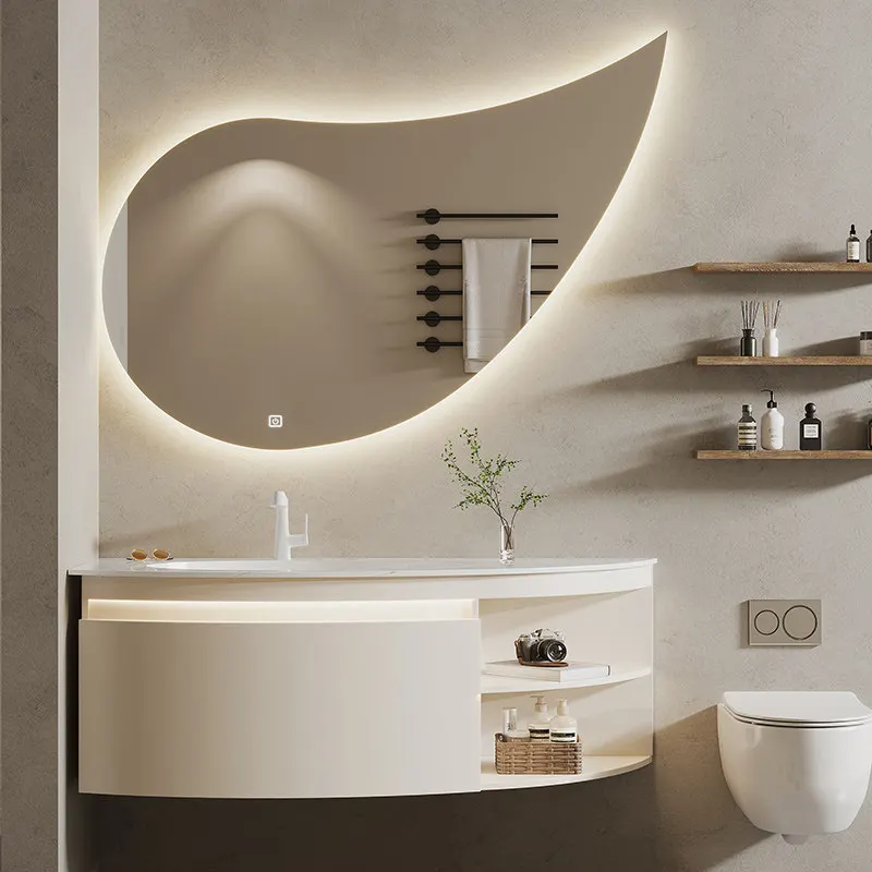 Japanese Modern Bathroom Cabinet Wall Rustic Cheap Corner Organiser Bathroom Cabinet Space Saving Badezimmerschrank Furniture