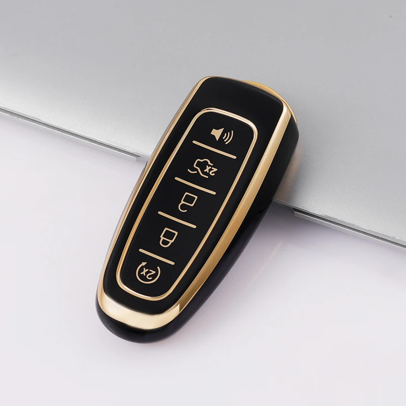 For Ford Focus Edge Explorer Expedition C-Max Escape Flex Titanium Car Remote Control Key Case Cover Shell Fob Holder Keychain