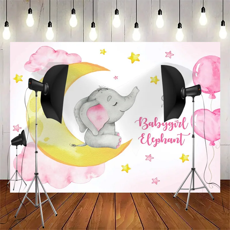 Newborn 1st Birthday Party Hundred days Photography Backdrops Props Cartoon Animals Baby Shower Photo Studio Background WP-08