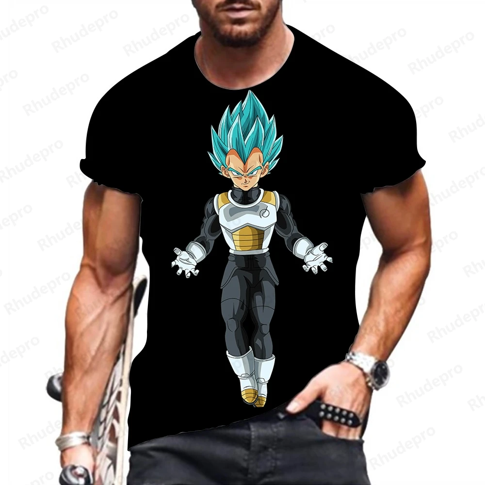 Abbigliamento uomo Essentials Dragon Ball Z Goku Super Saiya t-shirt da uomo Fashion top New 2023 Trend Shirts Vegeta Y2k manica corta