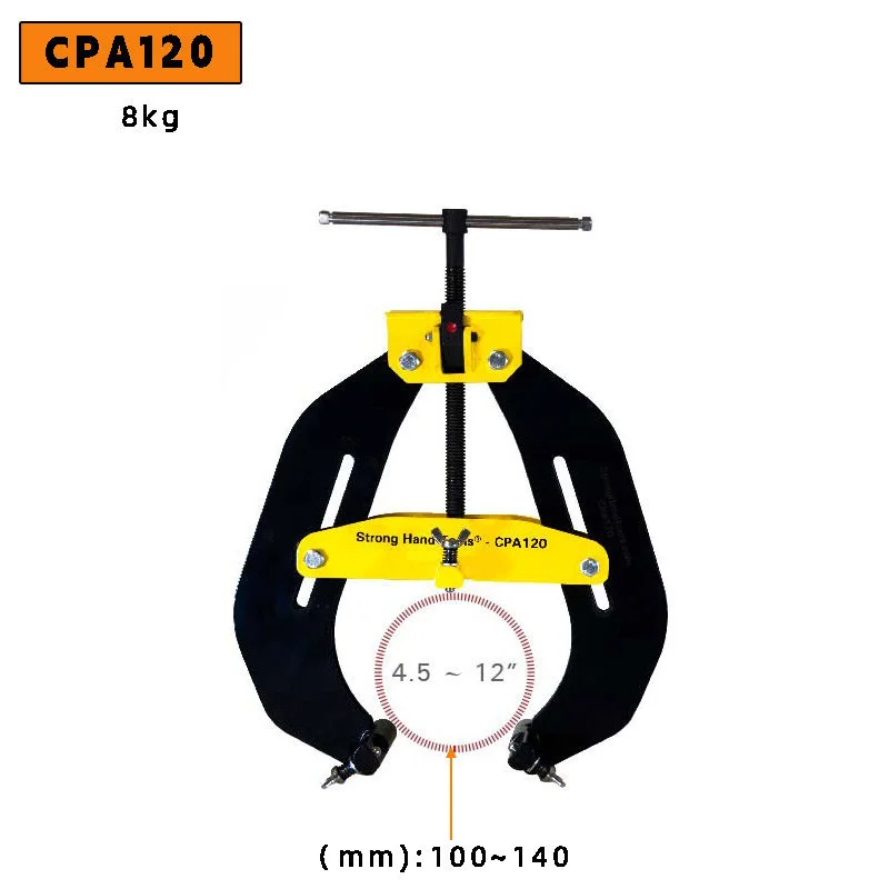 CPA60 Heavy-Duty Pipe Alignment Fixture, 50–152 Mm Industrial Pipe Welding Alignment Fixture, Suitable for Pipe Assembly