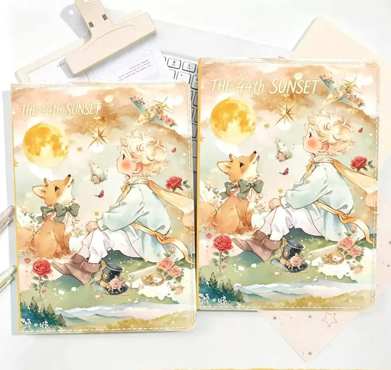 A5 Hardcover Notebook with Colorful Inner Pages, Cute daily Dreamy Little Boy Design, Premium Look Student Journal & Daily Diary
