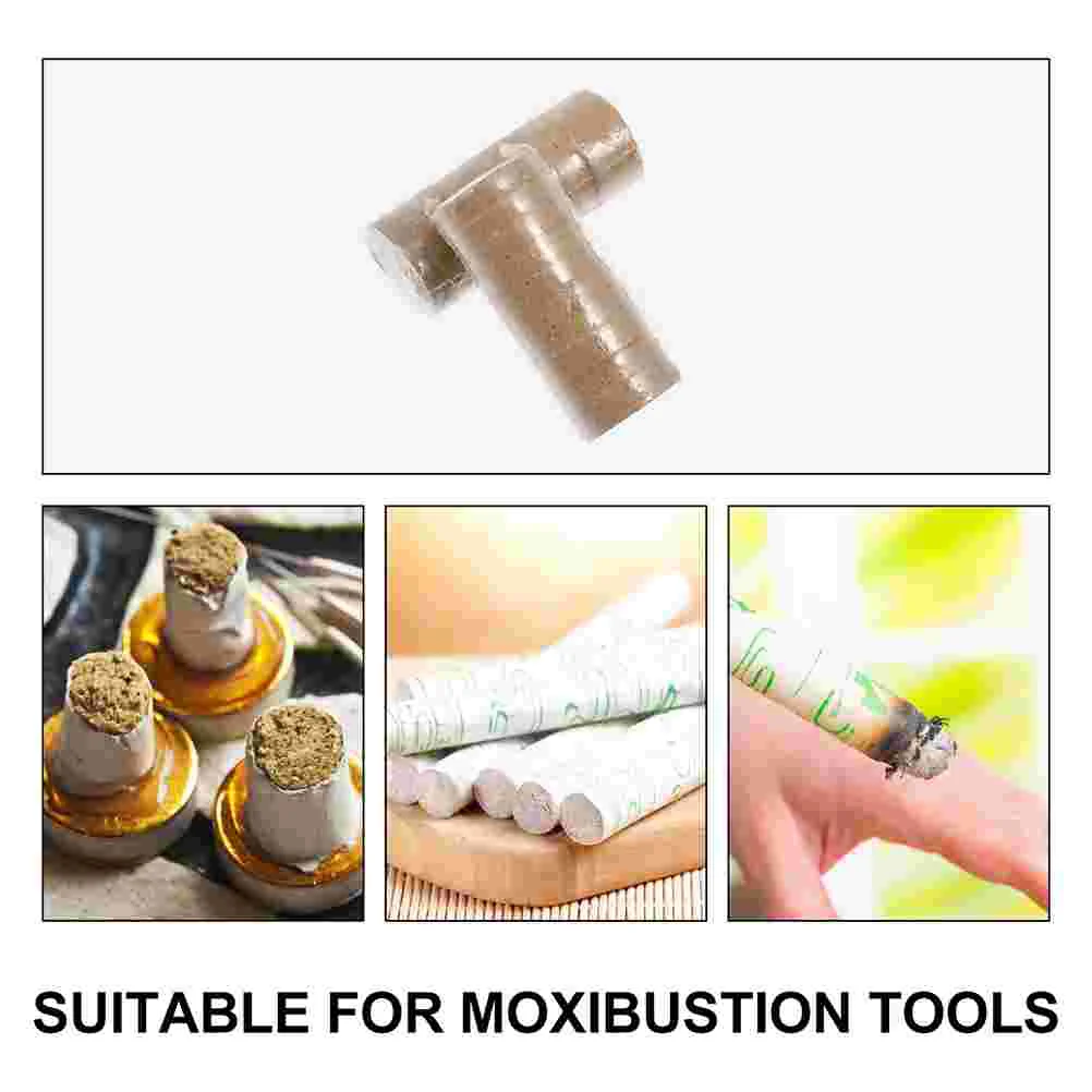 25 Pcs Moxa Cake Multi-function Chinese Moxibustion Supply Household Mugwort Home Round Portable