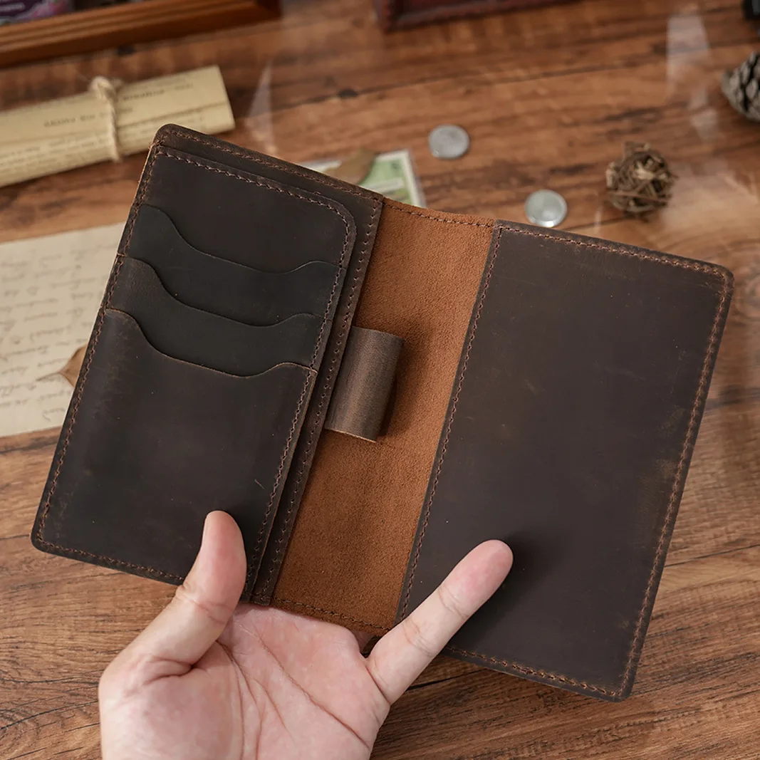Genuine Leather Notebook Handmade DIY Note Book Retro Durable Planner