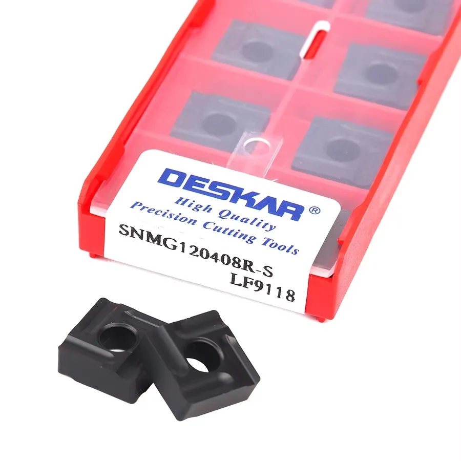 

SNMG120408R-S SNMG120408L-S LF9118 Numerical Control Lathe Carbide Inserts External Turning Tool Cutting Cutters Turning Blades