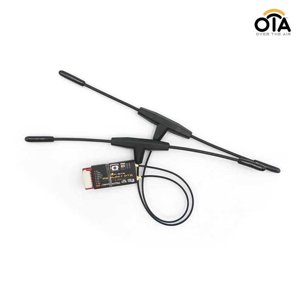 Ricevitore FrSky R9 Slim+OTA ACCESS 900 MHz a lungo raggio 6 uscite PWM con antenne a doppia T