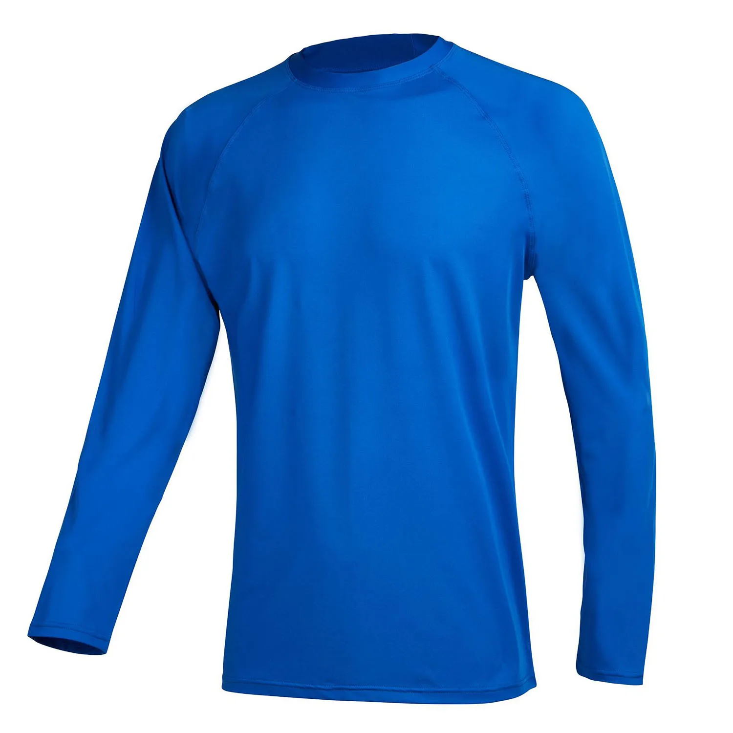 Herren Langarm Schwimm hemden Rash guard bis 50 UV Sonnenschutz hemd sportliches Training Laufen Wandern T-Shirt Bade bekleidung – Detail 14