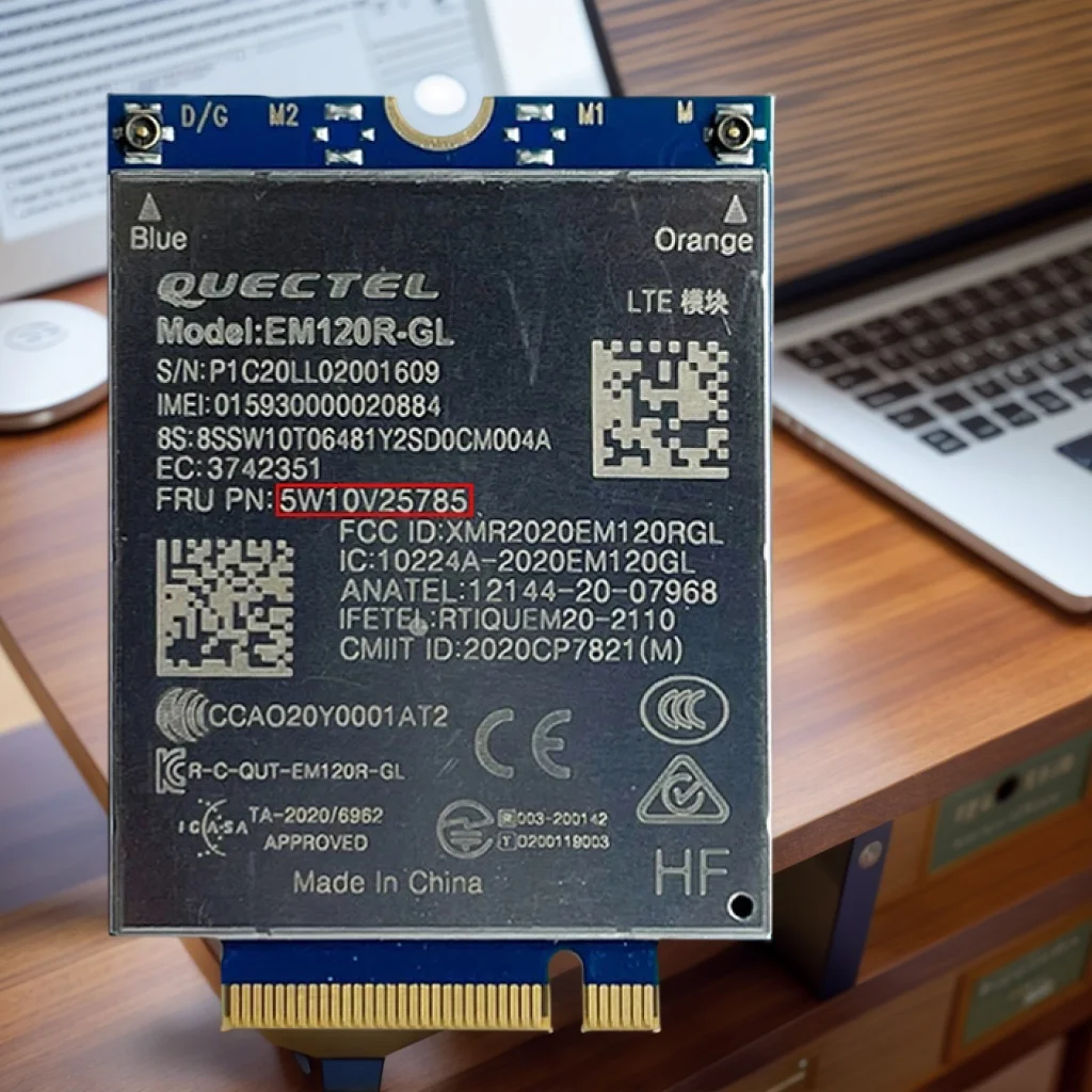 

Quectel EM120R-GL SDX24 LTE CAT12 M.2 Module For Thinkpad X1 Carbon 9th X13 Yoga 6TH P14S T14S T15 P15S P15V T15P L14 L15 GEN2