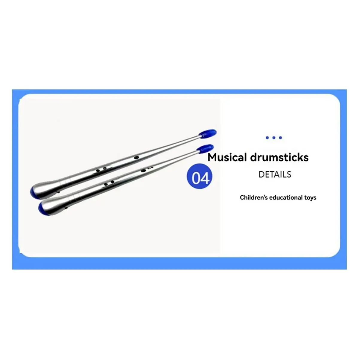 (A30I) A Pair Electronic Induction Rhythm Music Drum Stick Percussion Instrument Practice Set(Does Not Include Battery)