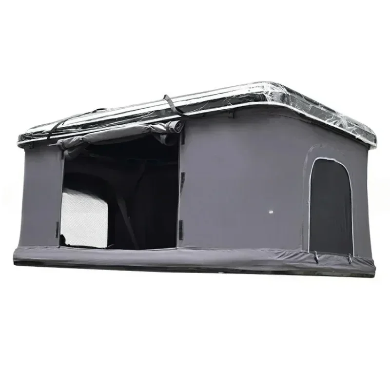 

Outdoor Travel 4X4 Canvas Hard Foldable Removable Retractable Sleeping 3 Persons Camping Car Rooftop Shade Tents//