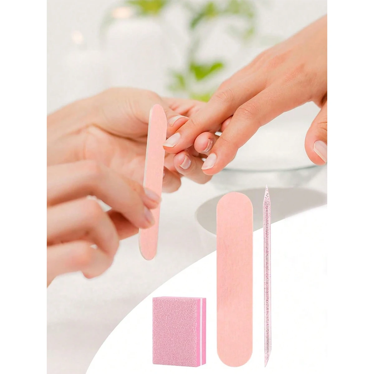 Manicure Kits, Individually Pa - Nail File Titanium 评论和价格