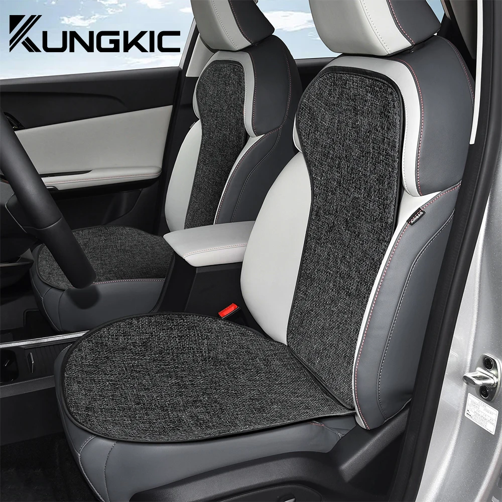 Car Seat Cushion For MG HS ZS MG4 Mulan MG5 MG6 2021 2022 2023 2024 Breathable Linen Protect Mat Seat Cover Pad Accessories