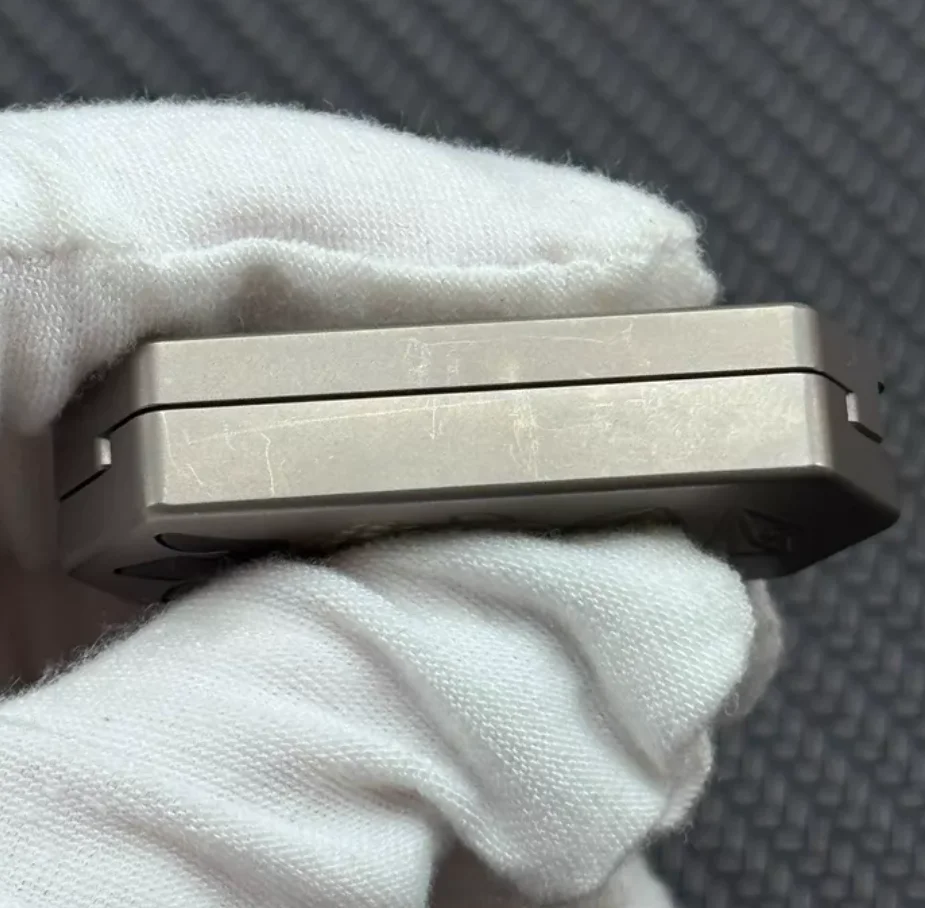 Used EDC Zack's Mini Titanium Airplane fidget slider decompression toy