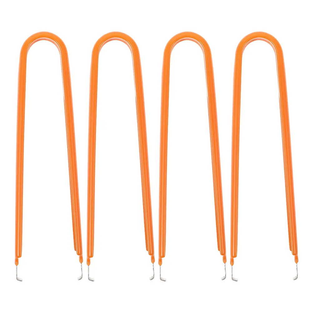 

4pcs Car Tweezer Automotive Puller Stainless Steel Portable Lightweight Extraction Tool For Auto Car Truck Motorcycle Removal