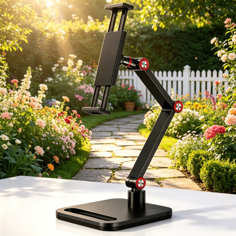 Universal Expandable Screen Clamp Stand, Full Adjustable Monitor Laptop Phone Bracket, Vertical Dual Screen Setup Support, - view 6