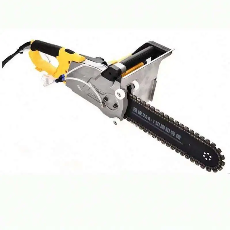 High Power Portable Electric Chain Saw Machine Wall Grooving Stone Cutting Saw for Metal Wood High Efficiency Wood Saw Machines