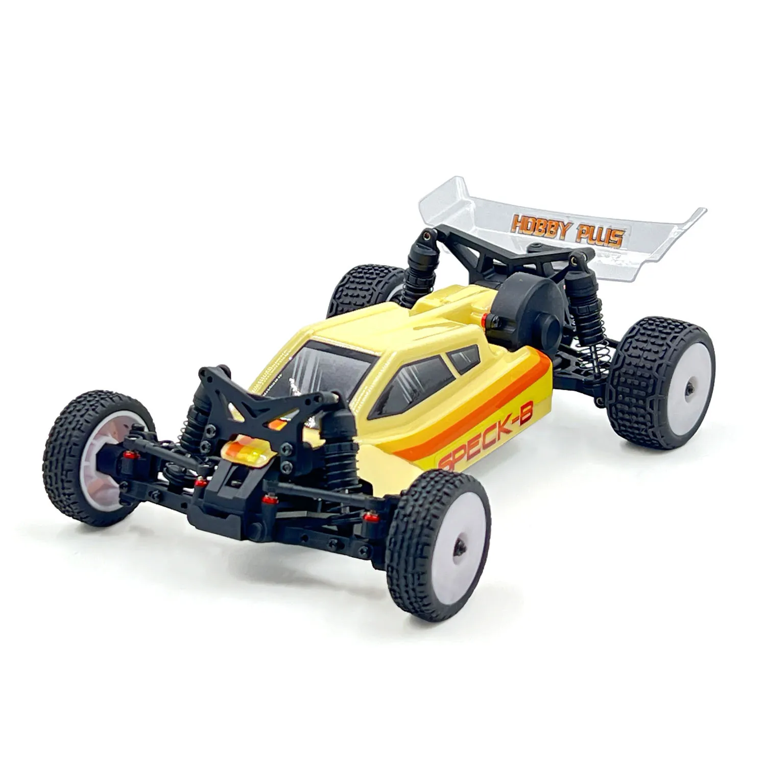 Samochód RC Off Road 1/24 Hobby Plus Zdalnie Sterowany Buggy Pustynny RWD Silnik Szczotkowy Speck-B ESC Flysky Bateria Bez Świateł Dźwięku RTR