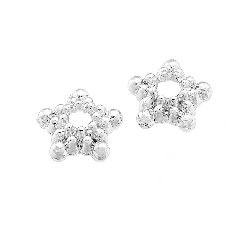 18K Goldfarbene Messing-Blumenperlenkappen Hochwertige DIY-Schmuckherstellungszubehör Halsketten- und Ohrring-Accessoires für Frauen – Detail 9