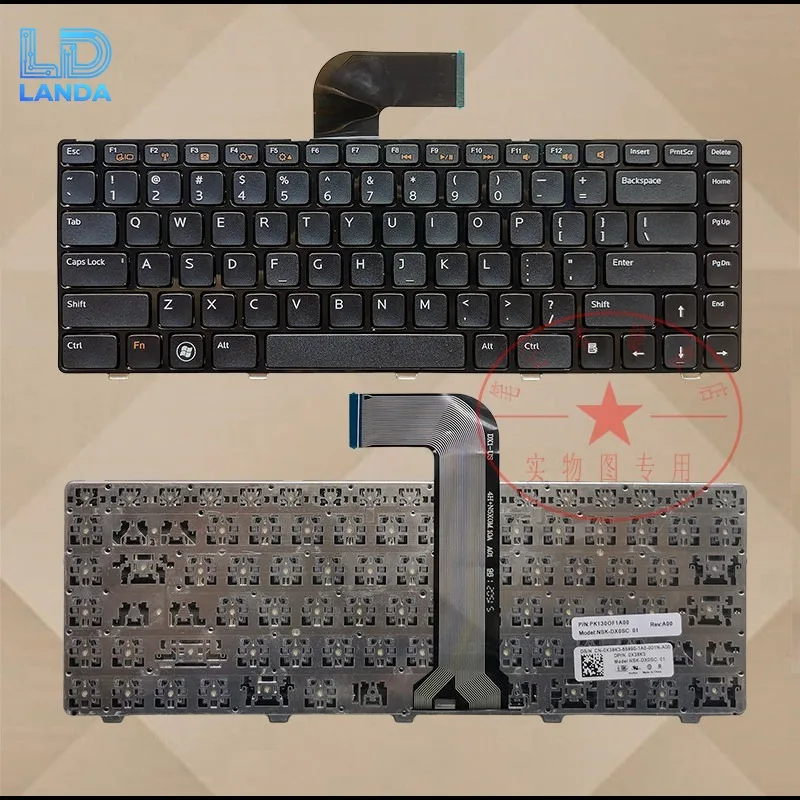 Laptop Replacement Keyboard for Vostro 3420, Latitude 3420, Inspiron 3420, Durable Full-size Layout, Easy Installation, High Res