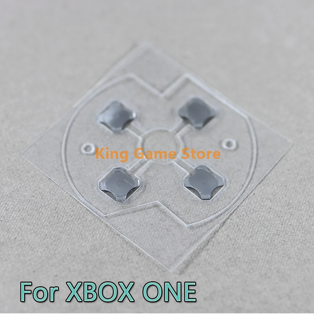 Autocollant de film conducteur breton en métal, pièces de rechange pour manette de la série XBOXONE, boutons D Pad, remplacement pour Xbox One Slim, 2 pièces