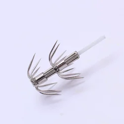 50 double-layer curved hooks exported to Japan and South Korea, high-quality squid hooks and squid clip hooks, sturdy and sharp