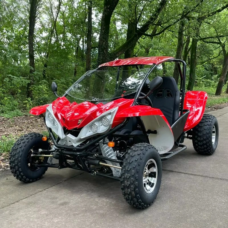 Buggy Todoterreno 4x4 de 400cc para Adultos, Go Kart Eléctrico con Pedales, Vehículo Utilitario Todoterreno (UTV) para Playa, Arena, Desierto y Lodo