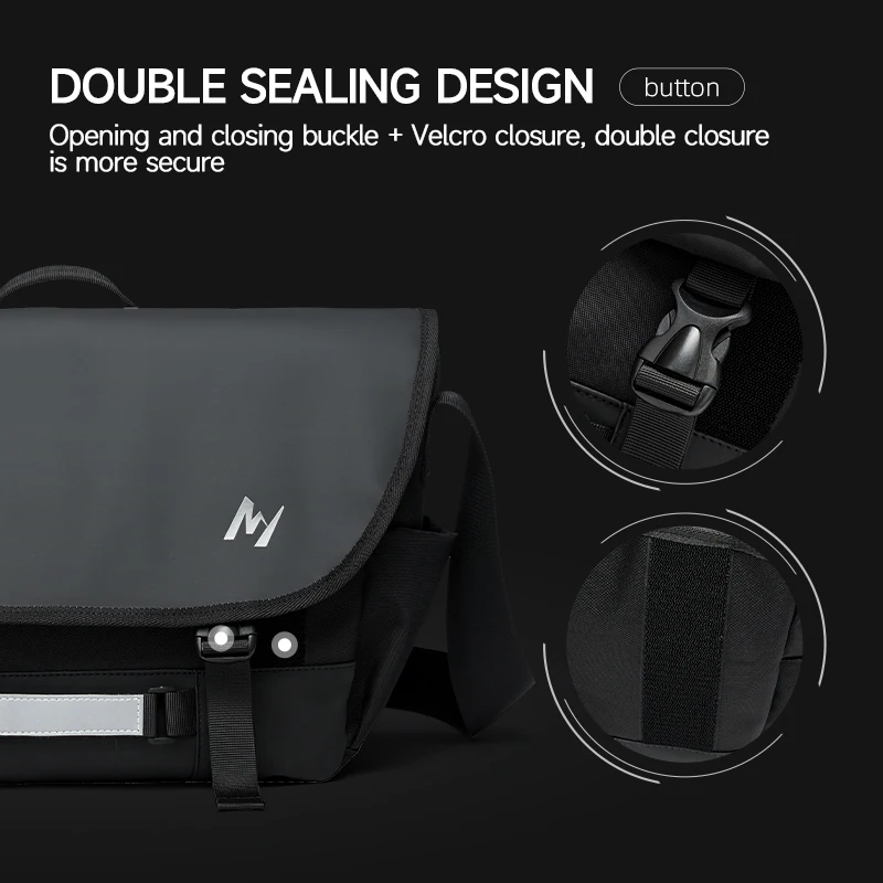 Men Messenger Bag Designer Luxury Bag Waterproof Crossbody Bag Outdoor Cycling Crossbody Bag Fashion Travel Sling Shoulder Bag