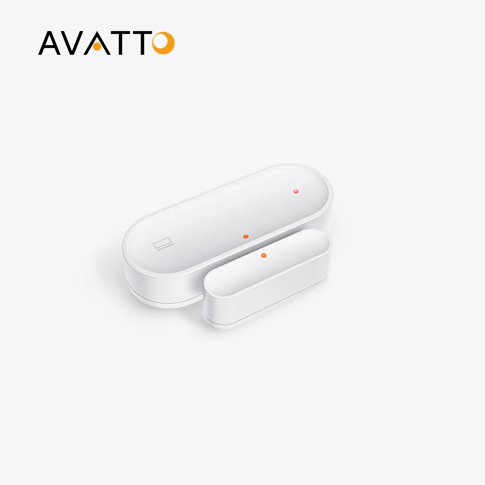 

AVATTO Tuya Smart Zigbee Door Sensor Window Open Closed Alarm Detector Tamper Alarm Security System Work With Alexa Google Home