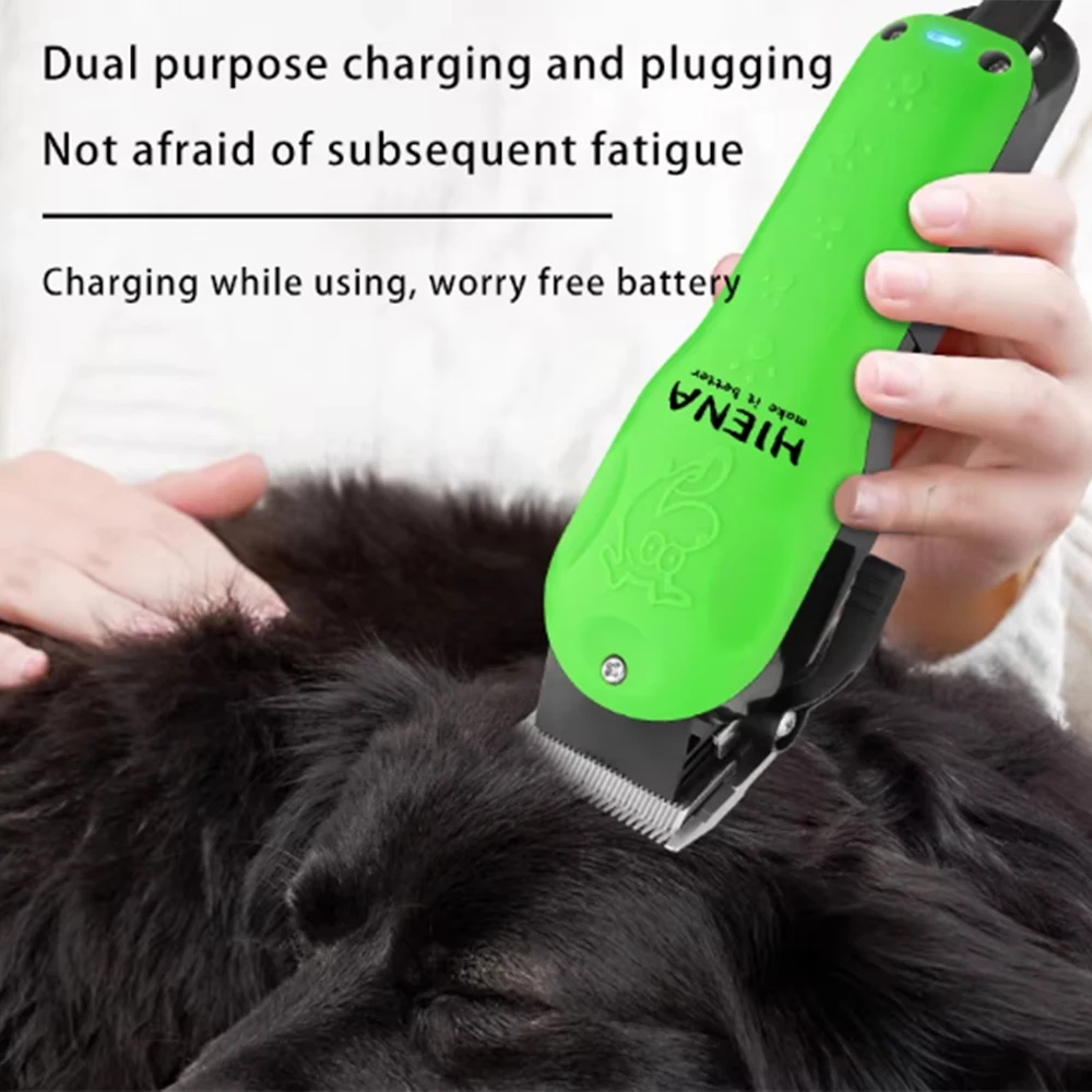 Naturaa Professioneller Hundehaarschneider, komplett aus Metall, wiederaufladbar, Haustier-Trimmer, Katzenrasierer, Schneidemaschine, Welpenpflege, Haarschnitt, niedrig