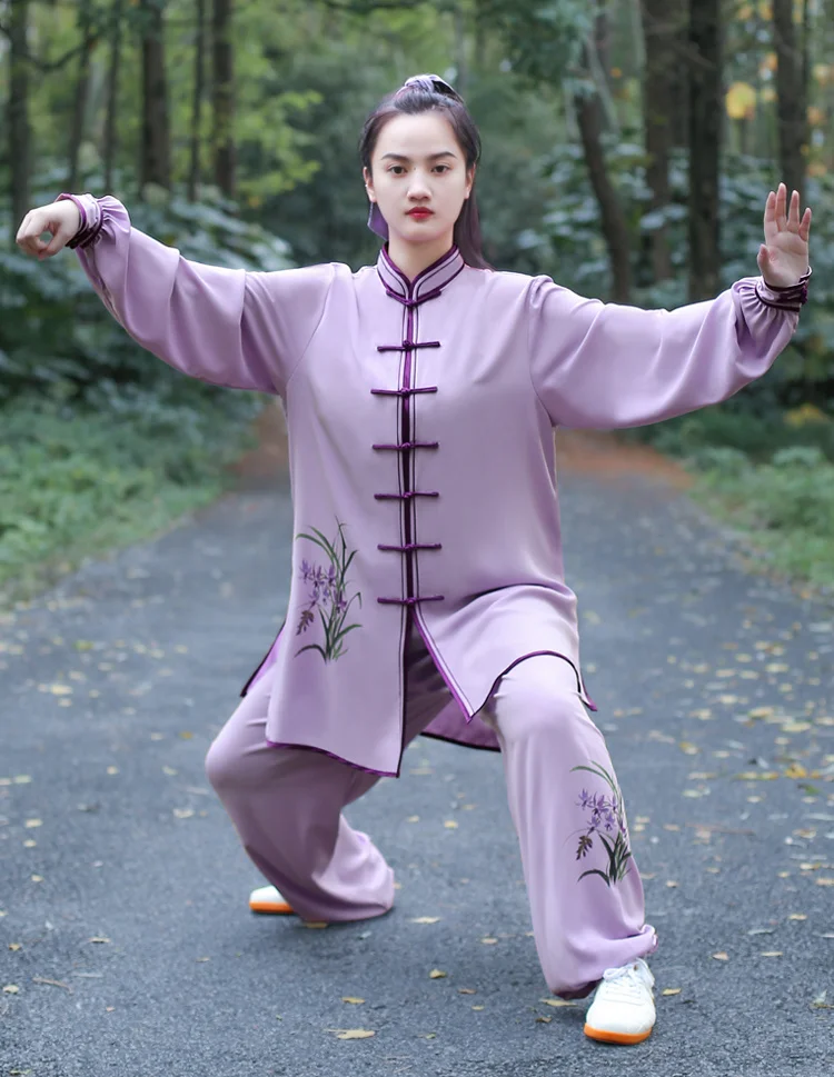 Kung-Fu-Kleid, Kampfkunst, Uniform, Wushu-Kleidung, Tai-Chi-Kleidung, Damen, Mädchen, atmungsaktiv, Kun Master 2025, neuer Stil – Detail 11
