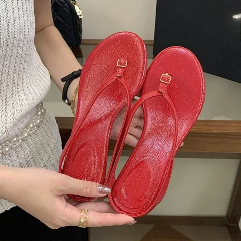 sandalias-de-cuna-aneikeh-vintage-rojas-de-cuero-brillante-con-tira-fina-y-hebilla-para-mujer-chanclas-de-verano-para-uso-diario-y-vacaciones