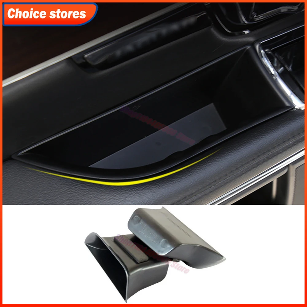 Car Door Barrel Organizer Storage Box Card Pocket Phone Holder for Jaguar XJ XJL X351 2009-2019 Auto Interior Accessories