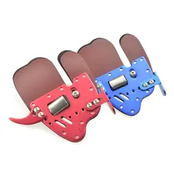 Archery Finger Tab Shooting Finger Saver Leather Finger Guard for Recurve Bow Left and Right Hand Shooter