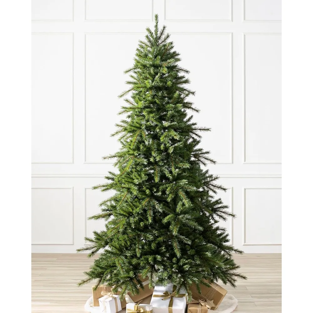 7ft Unlit Norwegian Grand Fir Artificial Christmas Tree,17.83 Kilograms,long pine needles and premium classic needles