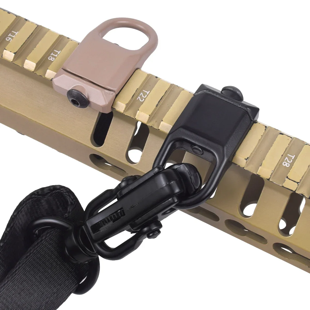 Tactical Airsoft Zenitco A-1 QD Sling Mount Base Strap Buckle 20mm Rail Toy accessori Rail Mount Sling Adapter Loop