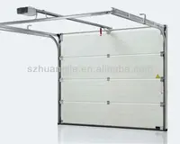 Custom Garage Door Aluminum Glass See Through Overhead Sectional Garage DoorFrameless Garage Doors 16 X 8 6