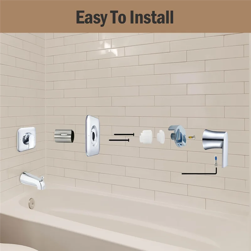 

Замена A34R для Moen T2471 Genta LX Posi-Temp клапан комплект отделки душа, ручка рычага душа