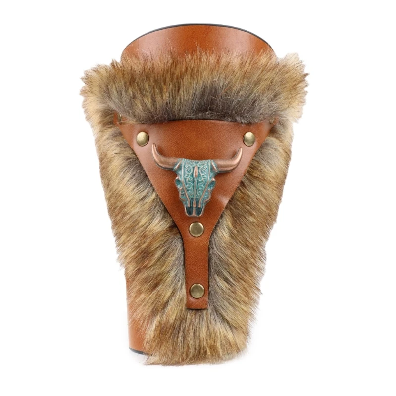 Manopla medieval masculina cosplay, braço peludo, manopla pulso para cosplay larp k3kf