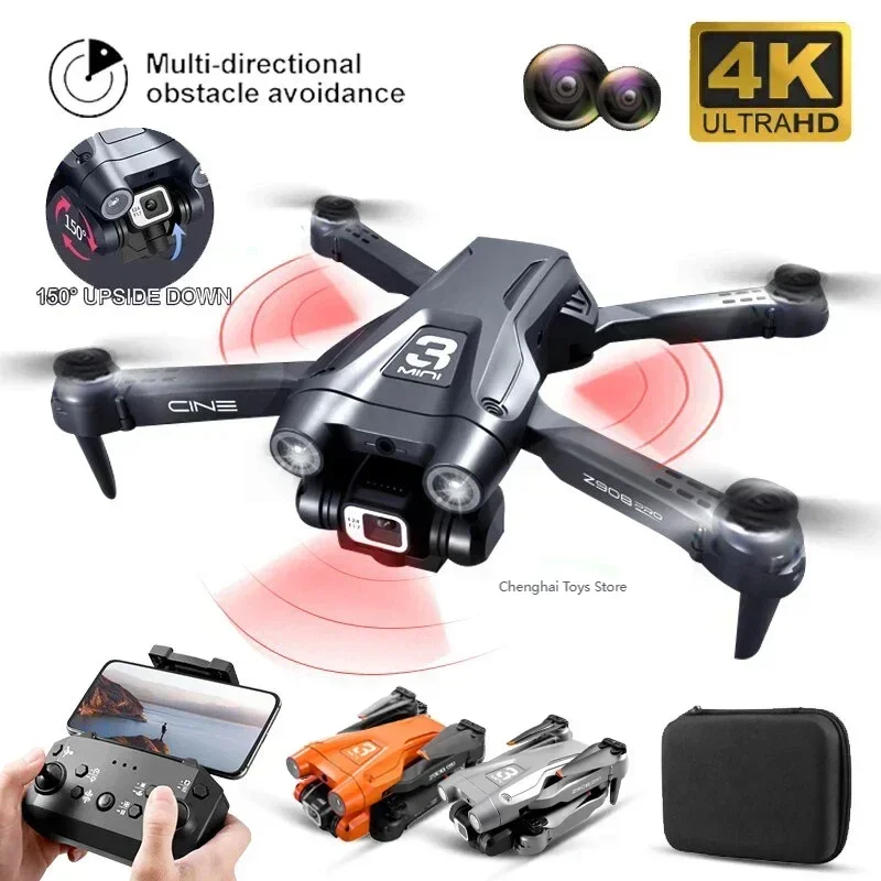 Z908 Pro / MAX Mini Drone, 4K Câmera Profissional, 2.4G WiFi, Helicóptero Evitar Obstáculos, Quadcopter Controle Remoto, RC Brinquedos, Quente