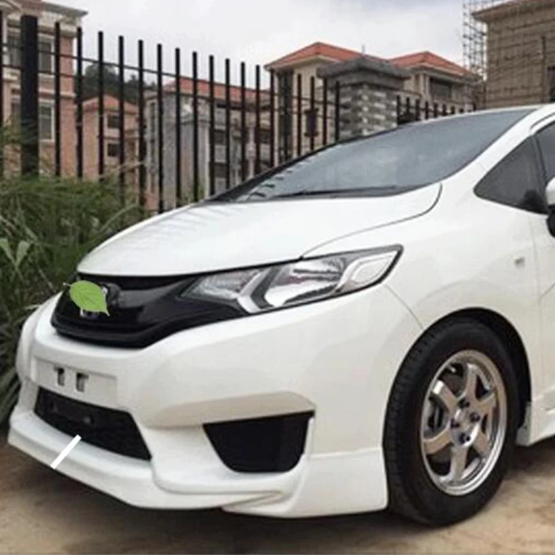 

For Honda Fit Jazz GK5/2014-2017 Front Bumper Diffuser Lip Splitter Body Kit Spoiler ABS Plastic