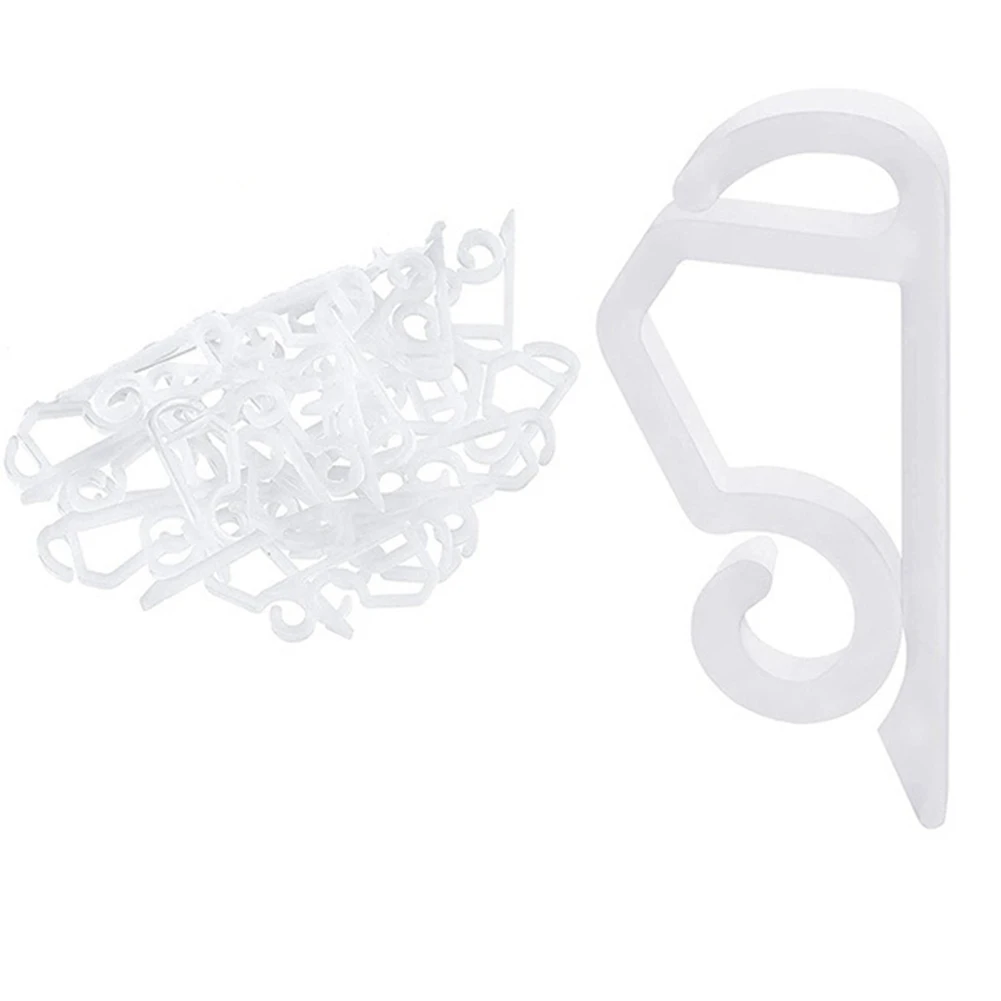 크리스마스 장식용 방수 야외 조명 클립, 옥상받이 걸이용 크리스마스 조명 클립