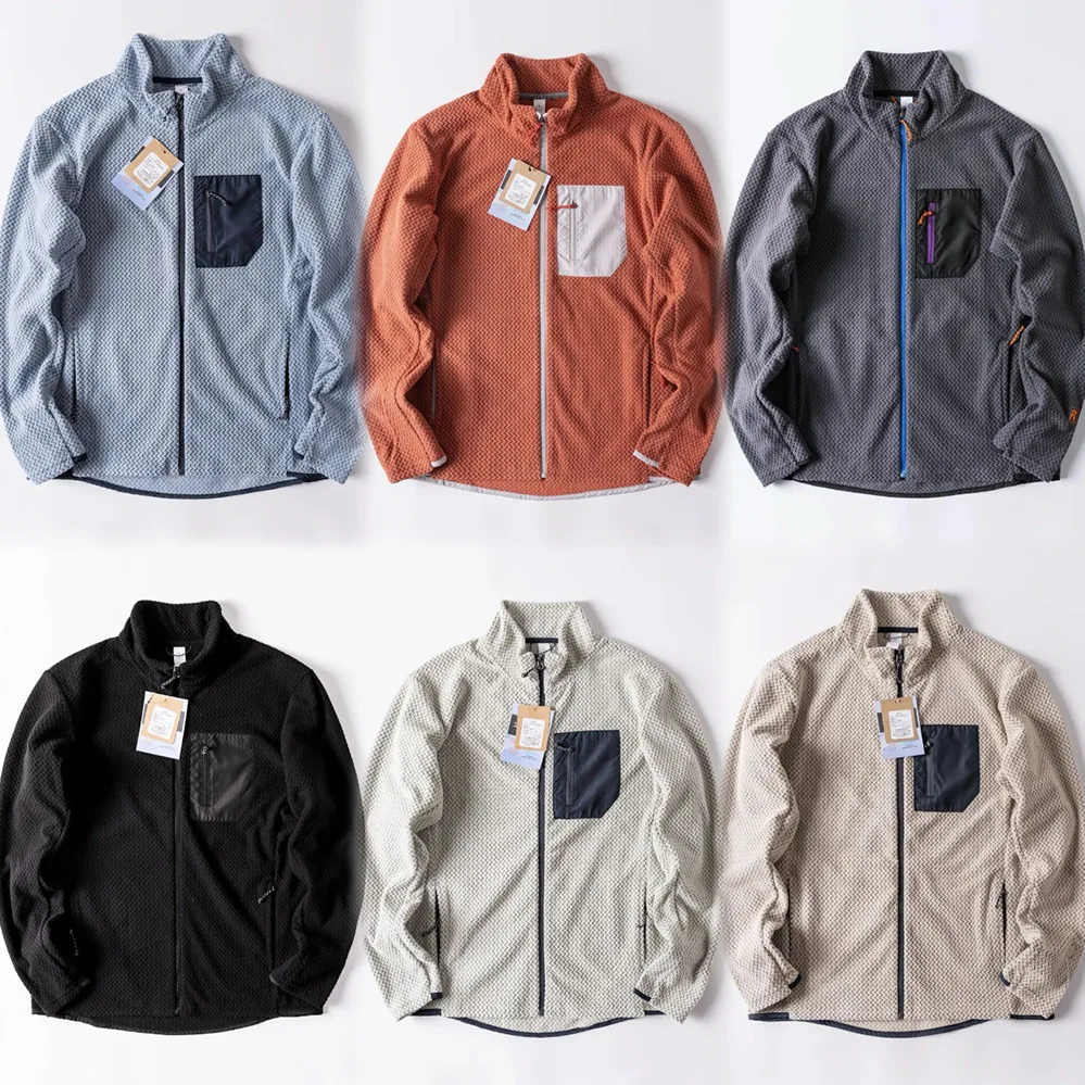 Chaqueta de Forro Polar para Hombre Pata, Sudadera con Cremallera, Capucha, Cálida, Capa Intermedia, Cuello Alto, Cárdigan Abierto, Transpirable, Poliéster