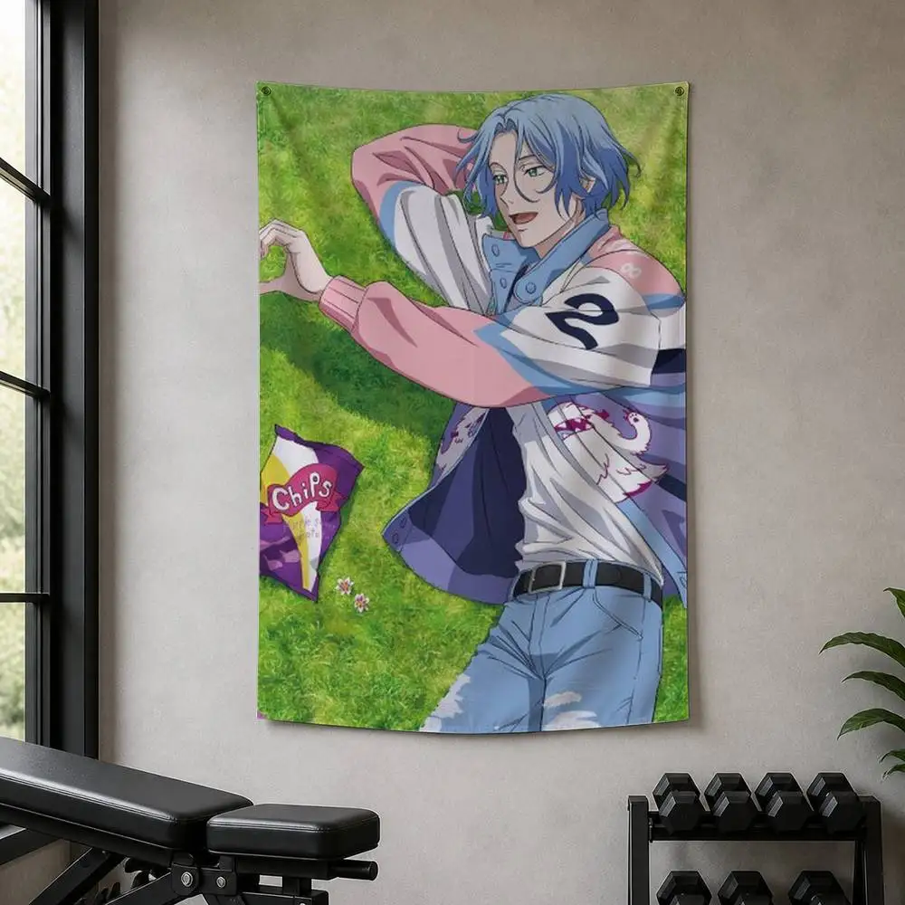 L-Langa Hasegawa Decorative Wall Flag Banner for Home Garden Garage Indoor Outdoor Decor