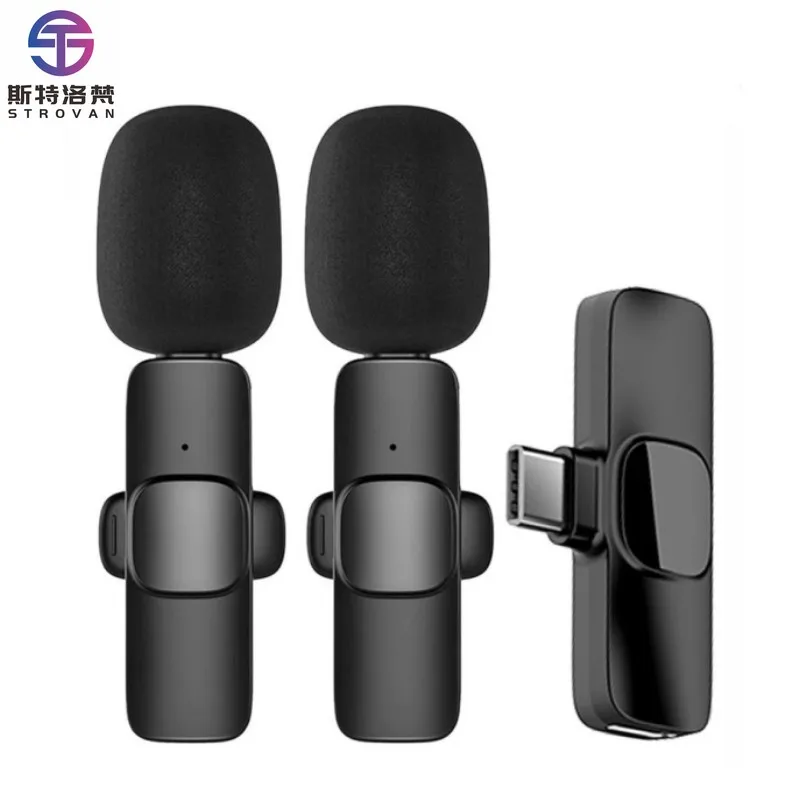 

Lavalier 2-in-1 Wireless Microphone Type C, Noise Cancelling, for Audio and Video Recorded Calls