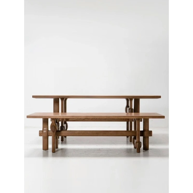 

Стол из массива дуба, прямоугольный чайный столик, бытовой чайный столик для небольшой квартиры