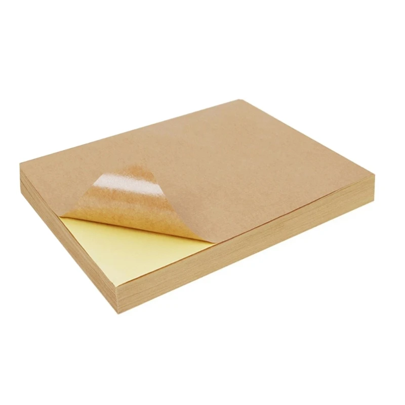 100 ورقة ملصق بحجم حرف 210 × 297 مم ملصقات ذاتية اللصق قابلة للطباعة