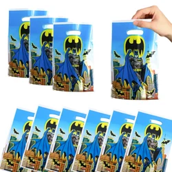 Batman Gift Bags Birthday Party Decoration Superhero Goodie Bags Candy Gift Bag Baby Shower Kids Boys Favors For Party Supplies