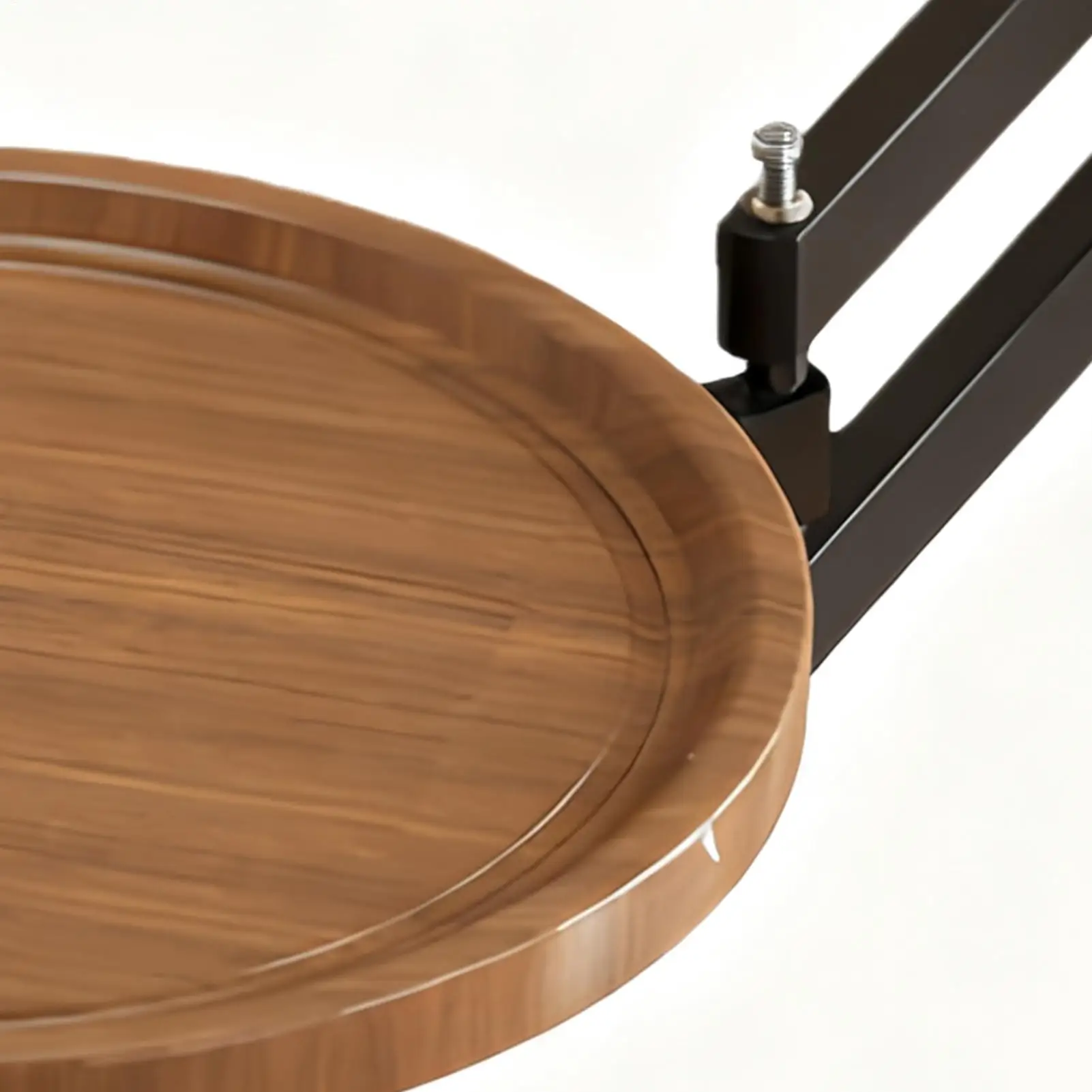 صينية حائط قابلة للطي مثبتة على الحائط قابلة للسحب طاولة مستديرة قابلة للطي لغرفة نوم الشقة RV مالك المنازل والمستأجرين الحمام #5