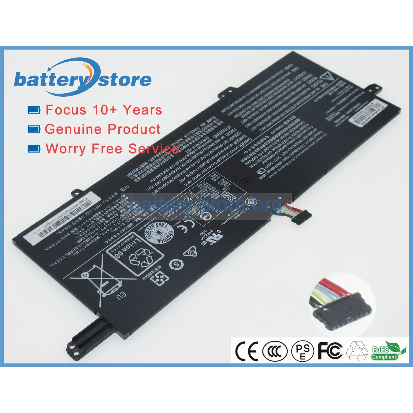 Genuine laptop batteries for L16M4PB3,L16L4PB3,L16C4PB3,5B10N00765,Ideapad 720S-13IKB,720S-13,7.68V,6 cell